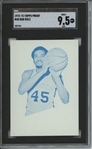 1972 Topps #40 Bob Rule 9 card progressive proof.